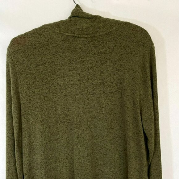 Old Navy Turtleneck Sweater Plush Tunic Extra Long Side Slits Women's Size Large - Picture 7 of 14